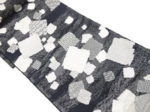 リサイクル　未使用品　姫野織物製　絽色紙散らし模様織出し袋帯（未仕立て）